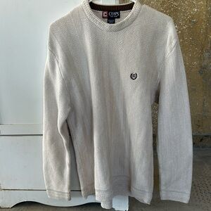 Men’s cream knitted sweater